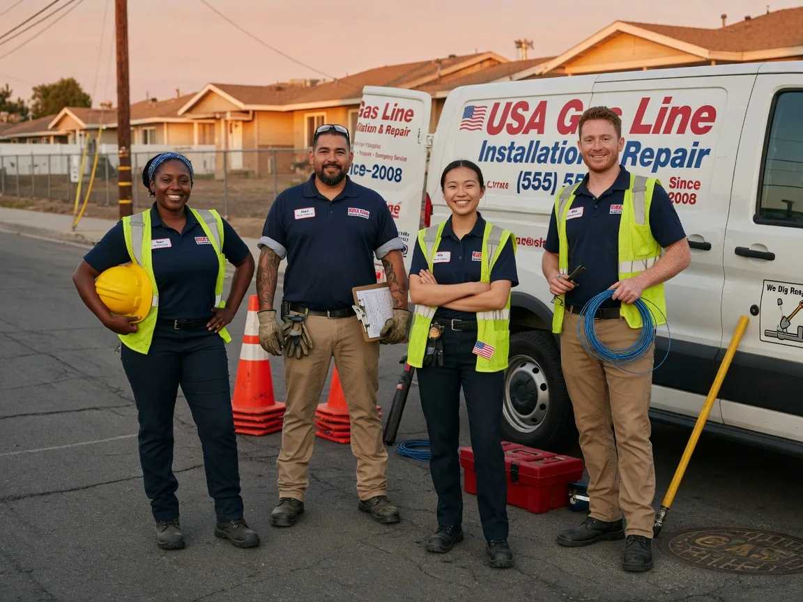 Gas Line Installation company in Purdon, TX
